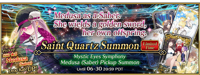 Mystic Eyes Symphony Medusa (Saber) Pickup Summon